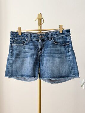 Paige Premium Denim Jimmy Jimmy Shorts | Raw Hem | Size 27